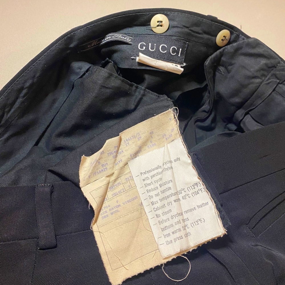 Vintage - Gucci Slacks in Black
